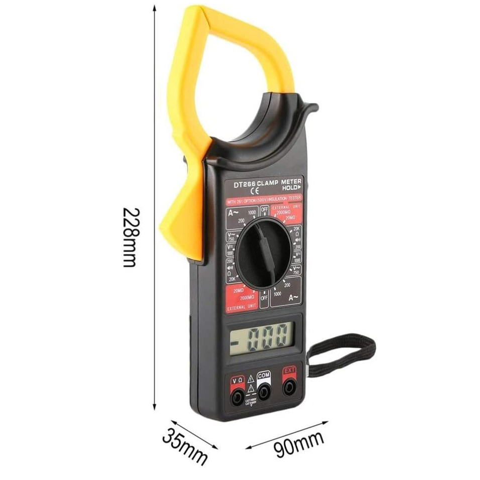 Multimeter Digital - 3 1/2 Digits LCD with a