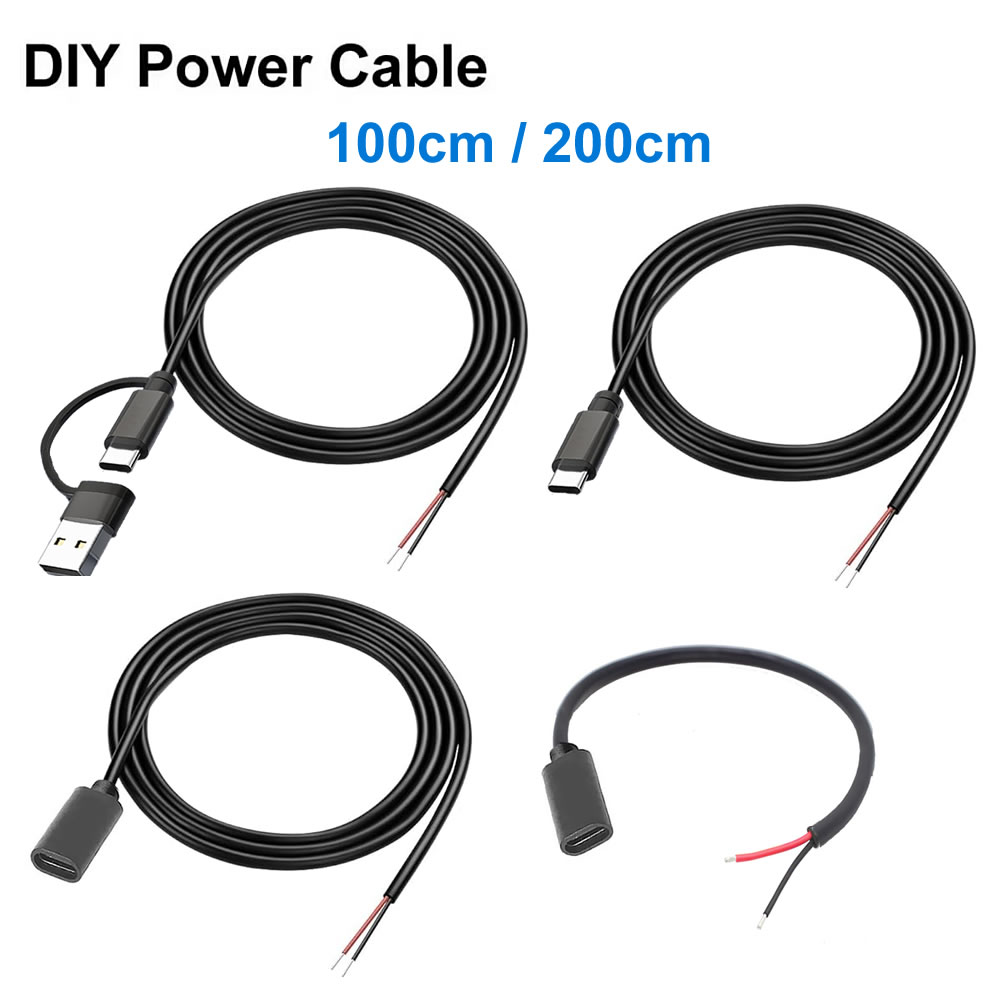Diy Electronics Music - DC 2 Pin Power Cable USB