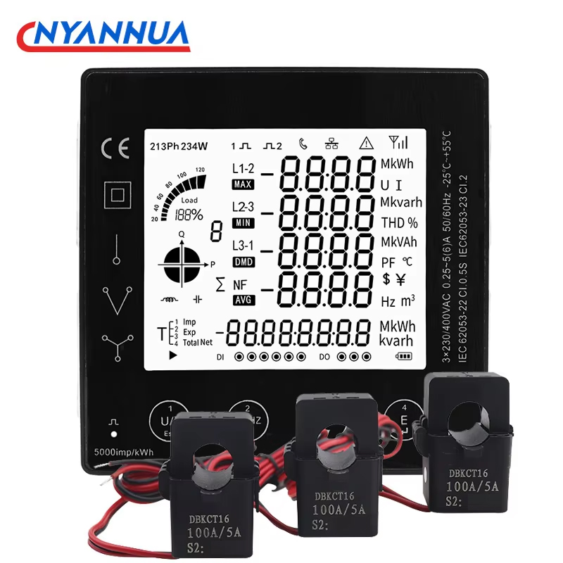 Diy Electronics Store - 3 Phase Energy Consumption Meter Smart