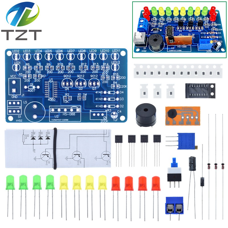 Diy Electronics Music - 1/3PCS CD4060 SMD Music Lantern Circuit