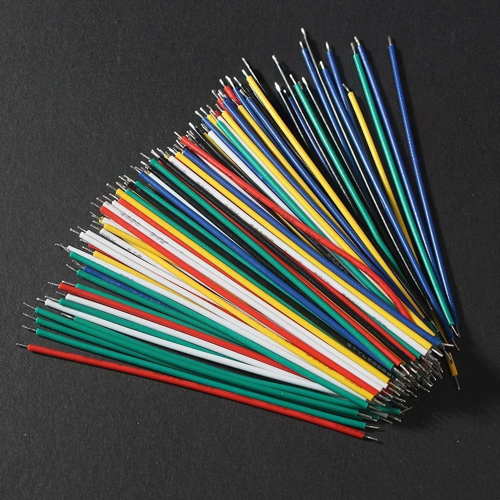 Diy Electronics Com - 120PCS 24AWG/26AWG Tinned Copper Jumper Wires