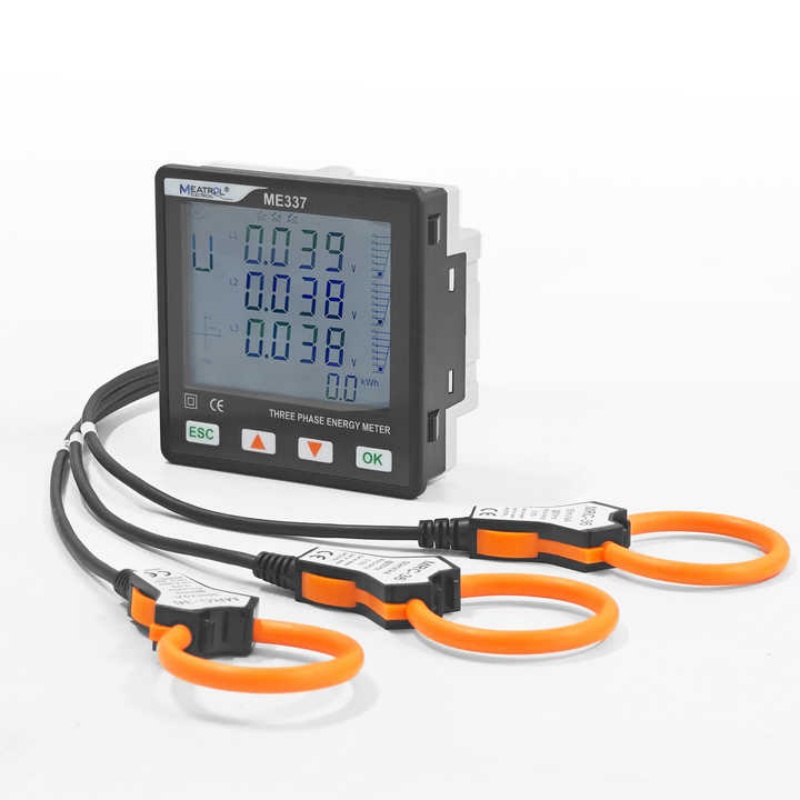 Diy Electronics Store - ME337 RS485 Rogowski Coil LCD Digital