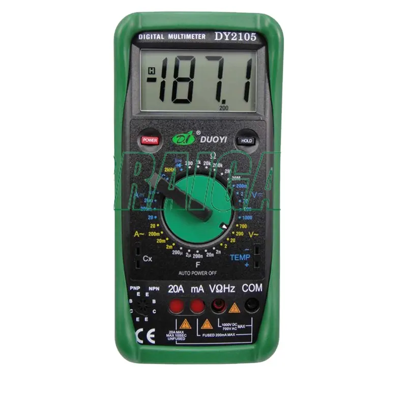 Multimeter Digital - Digital Multimeter DY2105 with Mechanical Mechanism