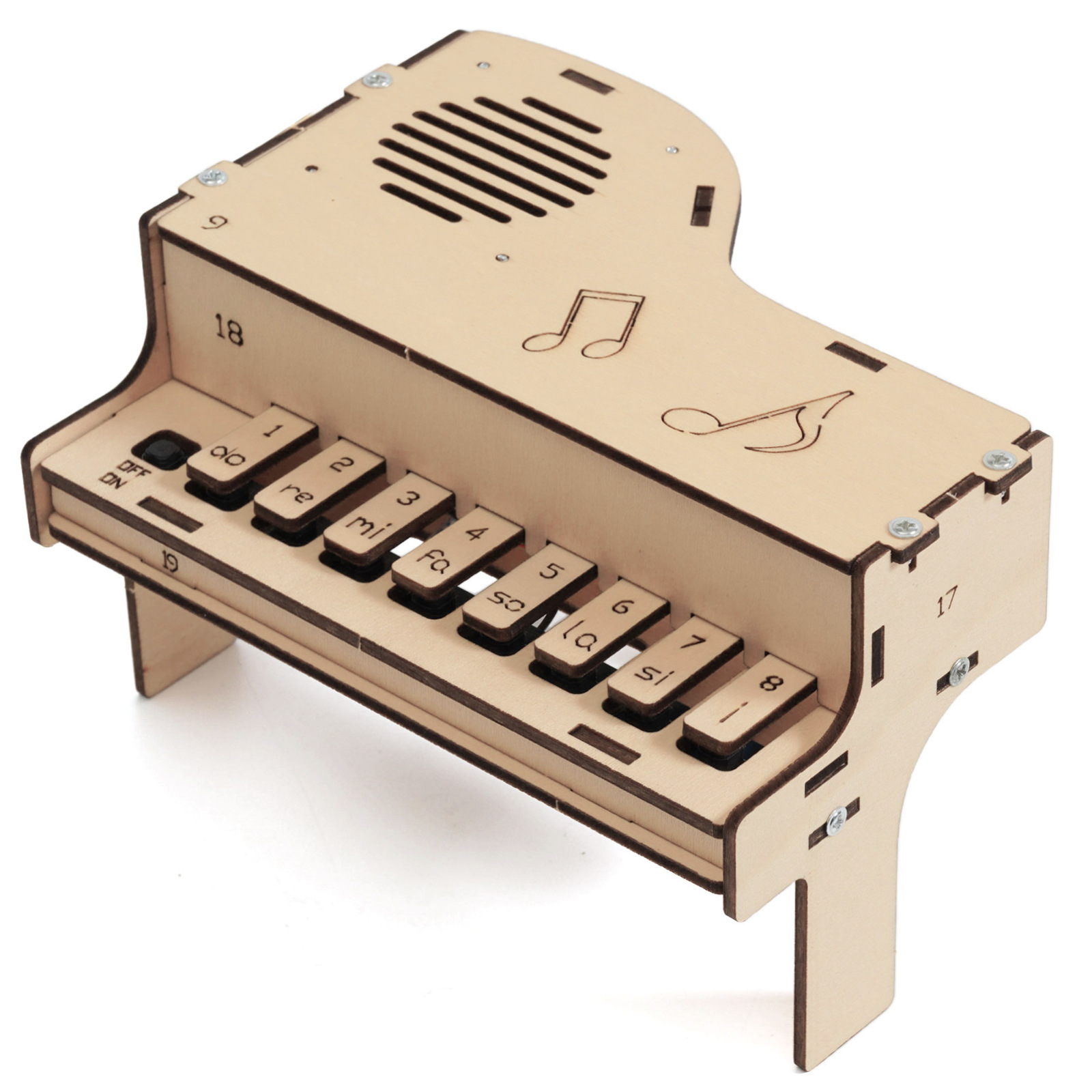 DIY Wooden Electronic Piano Mo - Diy Electronics Parts 评论和价格