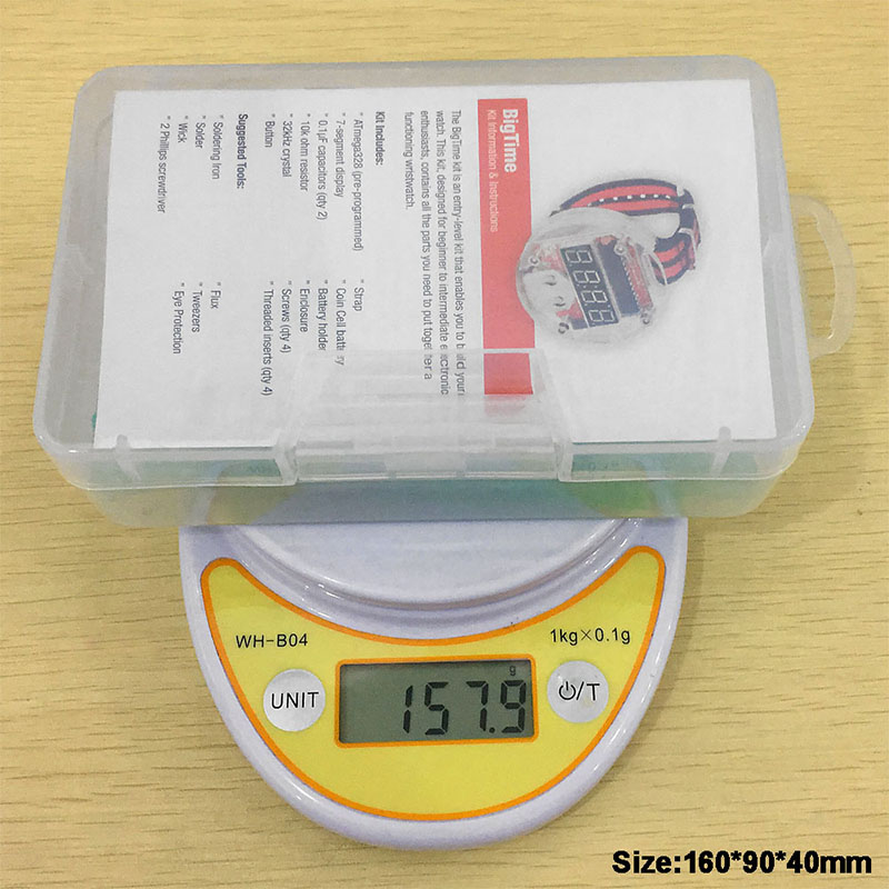 Single Chip LED Kit Clock DIY  - Diy Electronics Parts 评论和价格