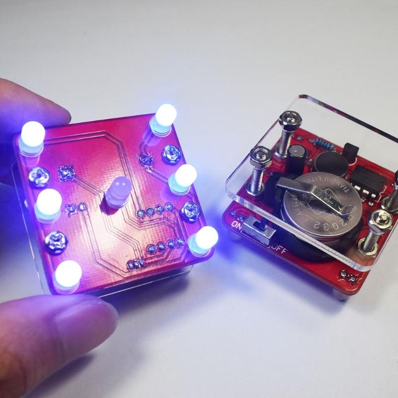 Swing Shaking LED Dice Kit Bre - Best Diy Electronics Kits 评论和价格