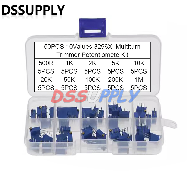 50PCS 3296 3296X Multiturn Tri - Diy Electronics Com 评论和价格