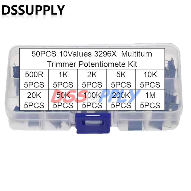 50PCS 3296 3296X Multiturn Tri - Diy Electronics Com 评论和价格