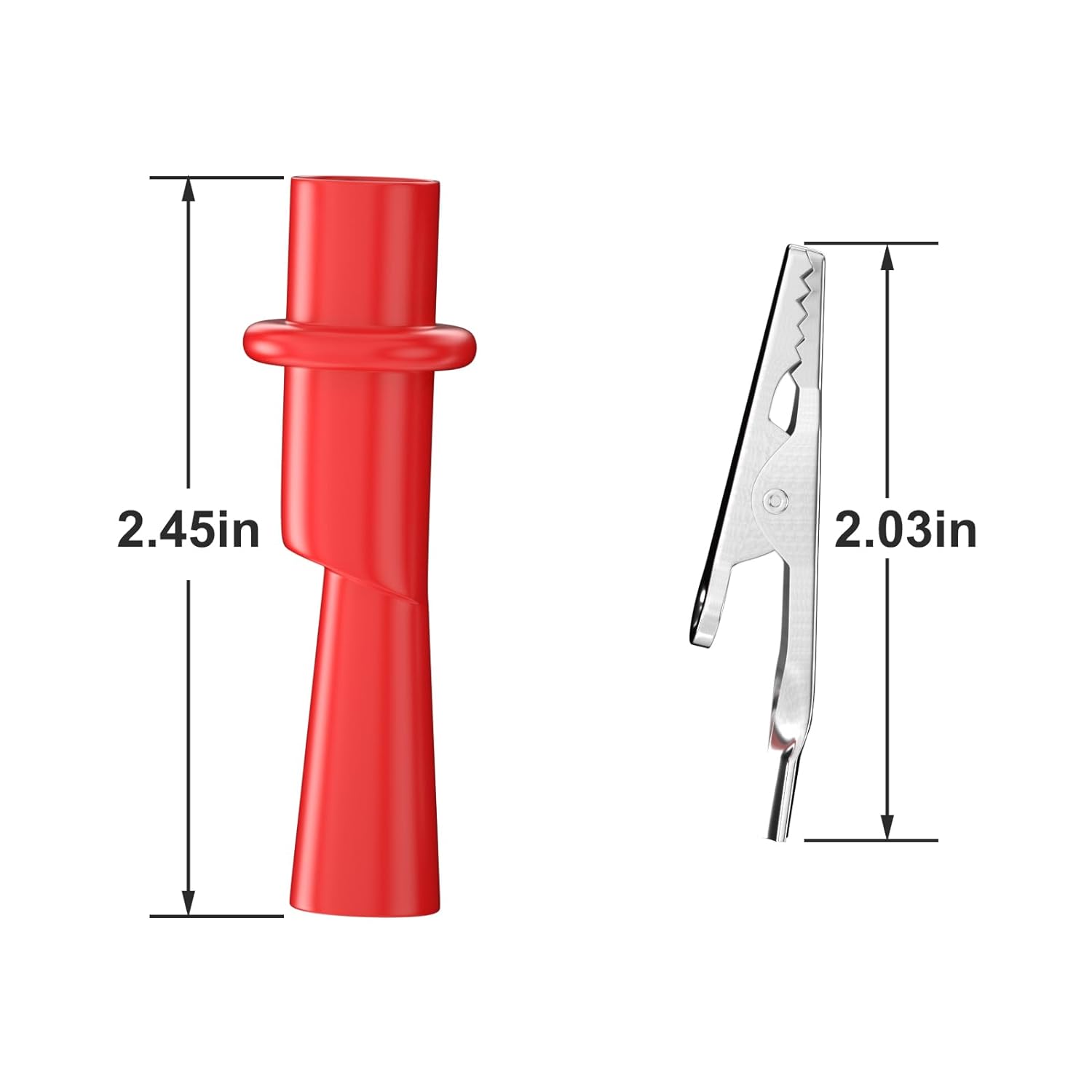 Multimeter Push on Alligator C - Crocodile Clip Set 评论和价格