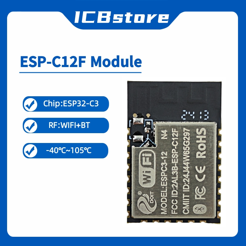 ESP32-C3 Series Module ESP-C12 - Esp32 Wifi Bluetooth 评论和价格