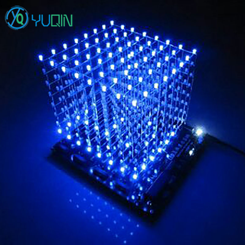 DIY 3D8 LED Cube Kit 8x8x8 wit - Diy Electronics Music 评论和价格