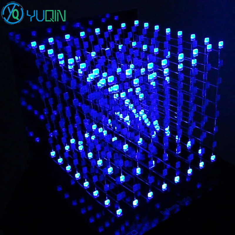 DIY 3D8 LED Cube Kit 8x8x8 wit - Diy Electronics Music 评论和价格