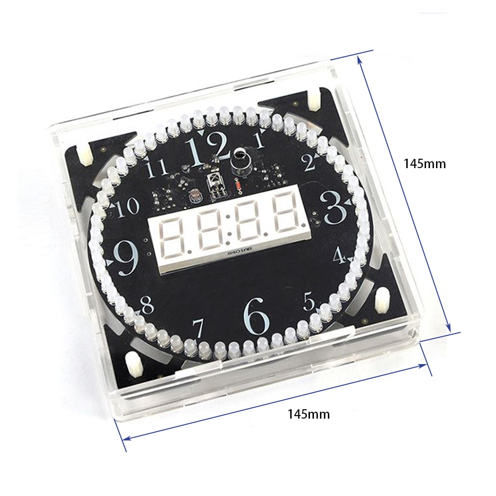 DIY electronic clock kit 14.5* - Diy Electronics Projects For Adults 评论和价格