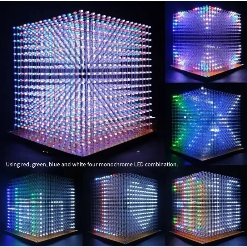 3 D16mini Light Cube Kit 16x16 - Diy Electronics Parts 评论和价格