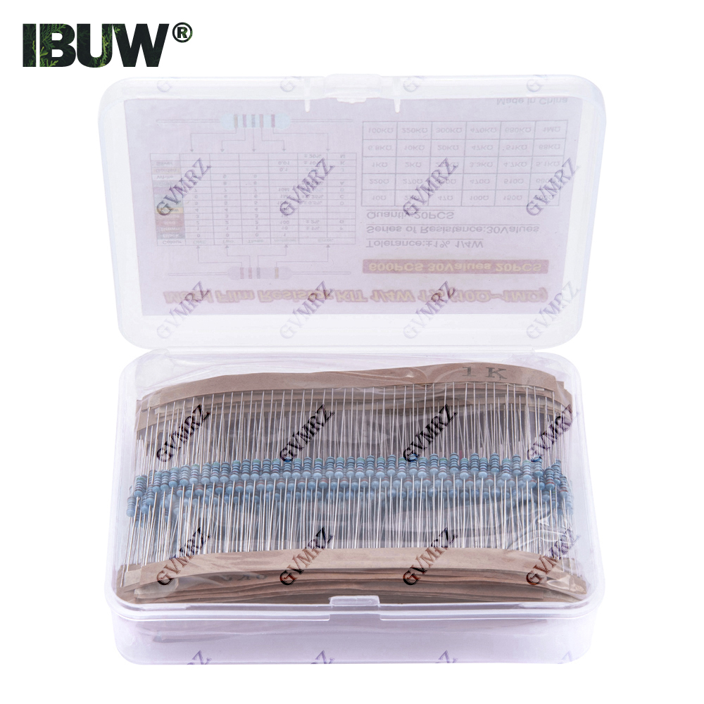 600PCS 30Values 1/4W Metal Fil - Diy Electronics Com 评论和价格