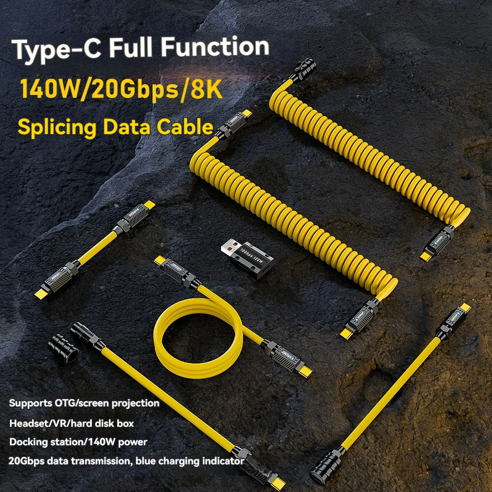 7in1 USB C Geek Data Cable DIY - Diy Electronics Music 评论和价格