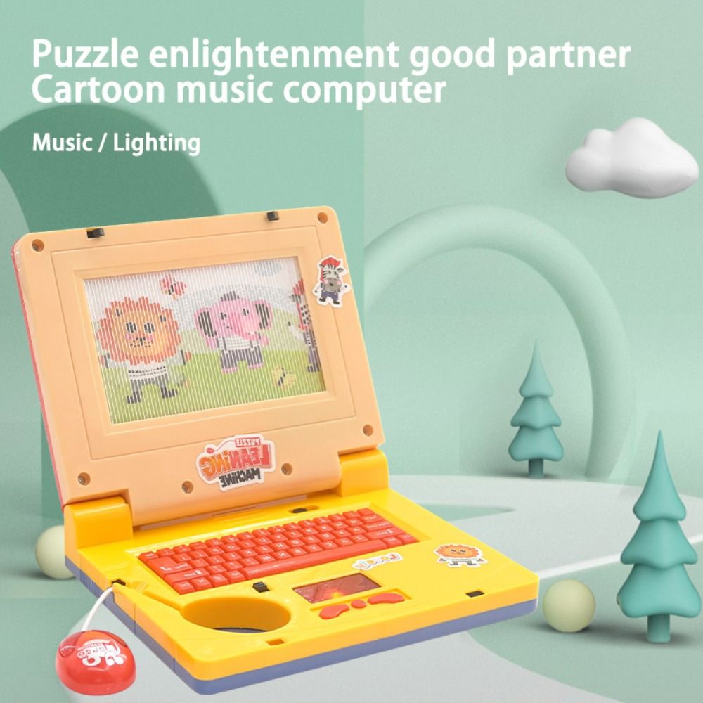 1 Set LED Kids Learning Laptop - Diy Electronics Music 评论和价格