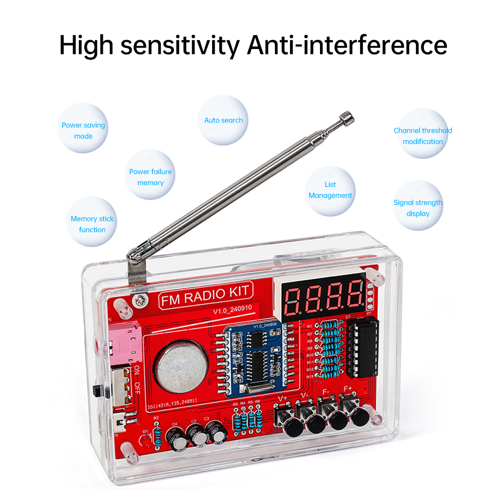  RDA5807 DIY FM Radio Electro - Hobby Diy Electronics Kit 评论和价格