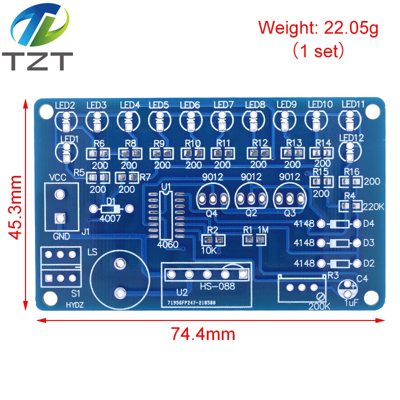 1/3PCS CD4060 SMD Music Lanter - Diy Electronics Music 评论和价格