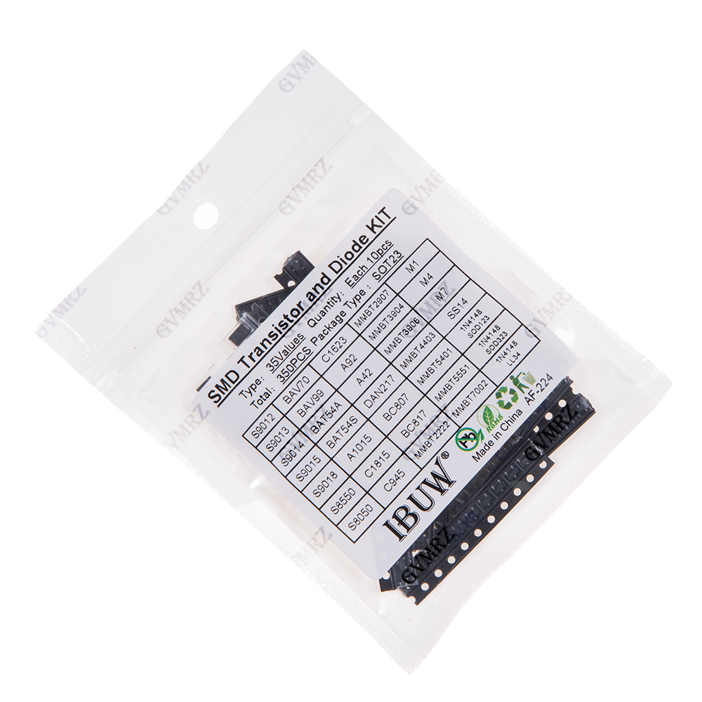 350PCS 35Values SMD Transistor - Diy Electronics Com 评论和价格