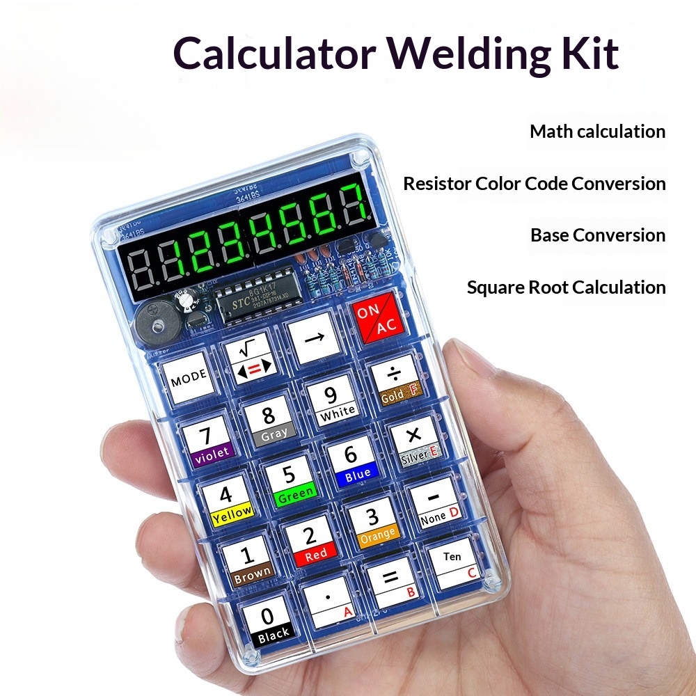Calculator Production Kit, Ele - Diy Electronics Youtube 评论和价格