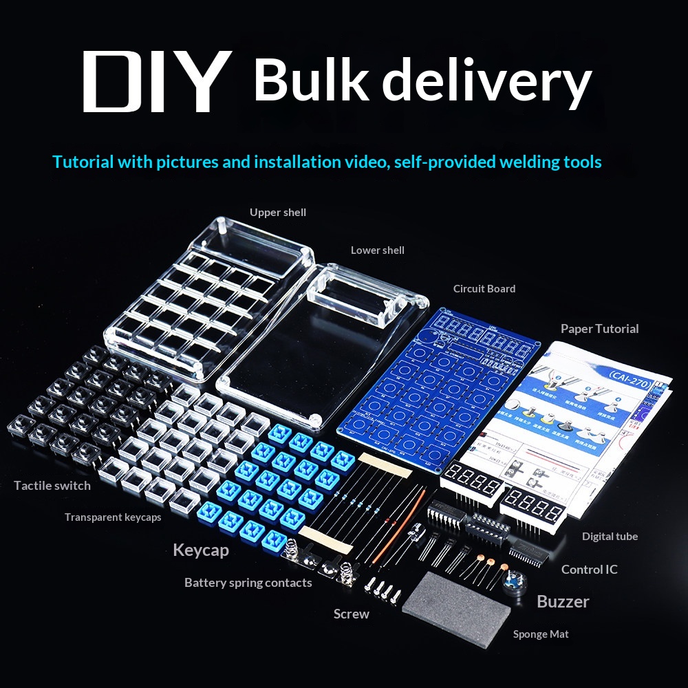Calculator Production Kit, Ele - Diy Electronics Youtube 评论和价格