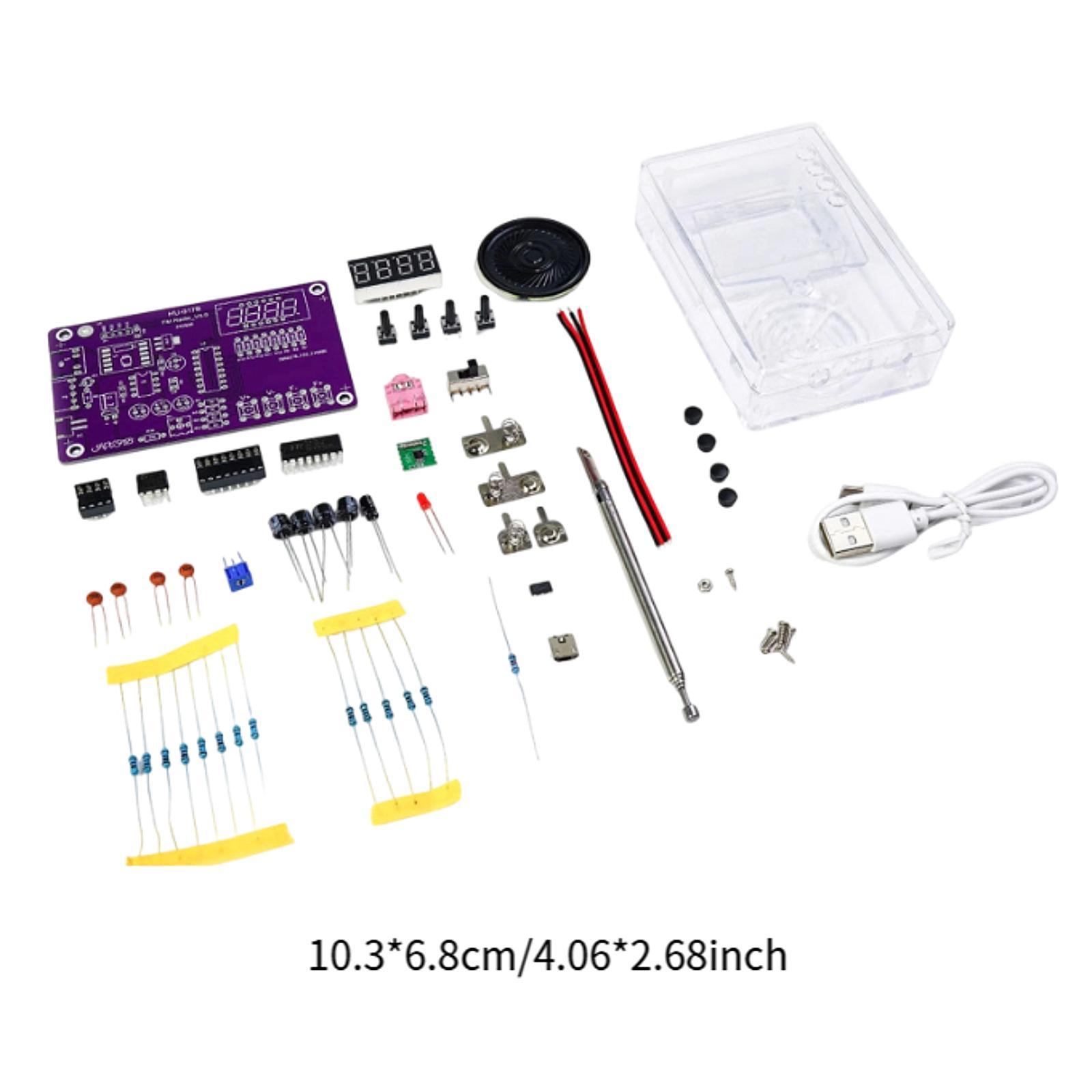 FM Radio Kit Electronic Solder - Diy Electronics Projects For Adults 评论和价格