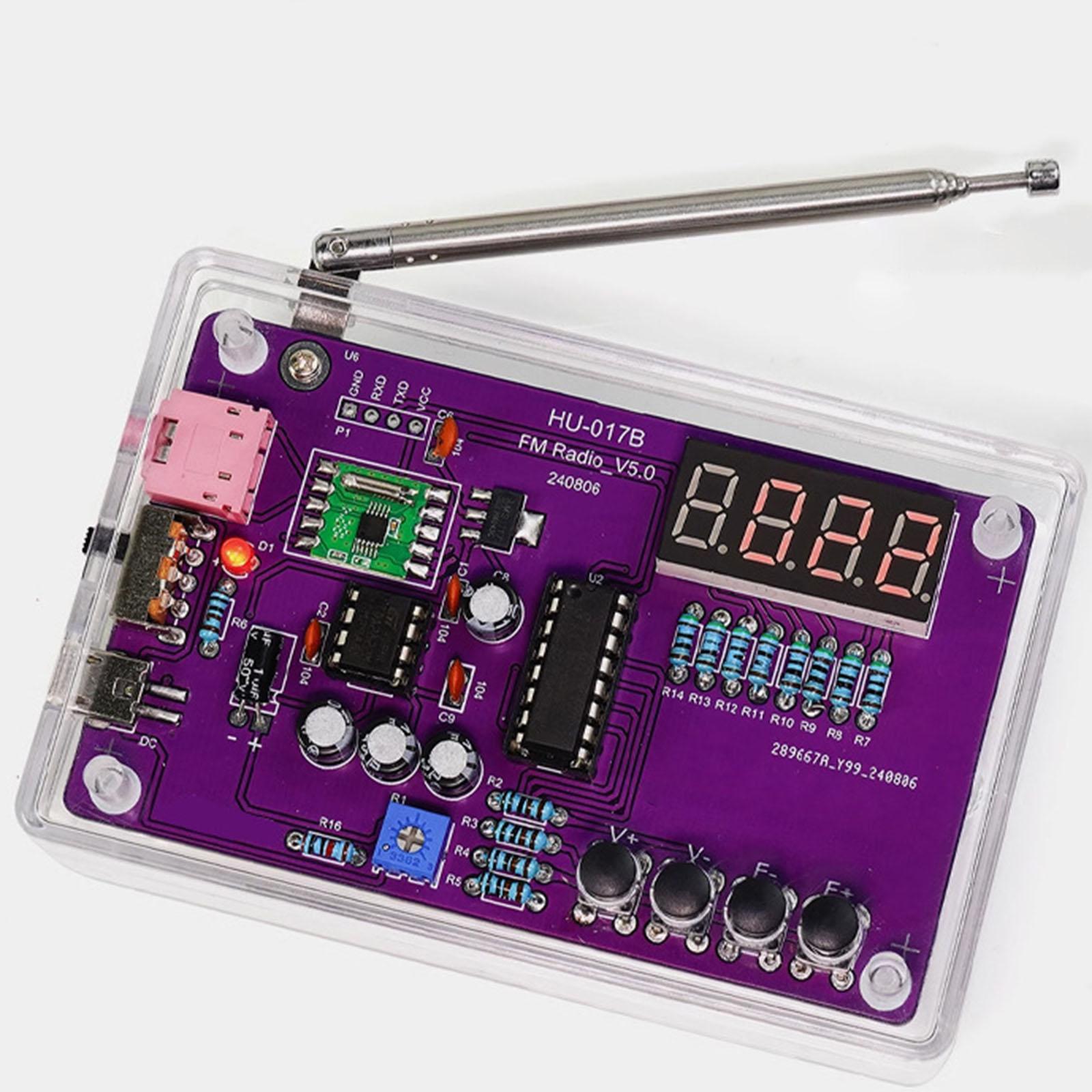 FM Radio Kit Electronic Solder - Diy Electronics Projects For Adults 评论和价格