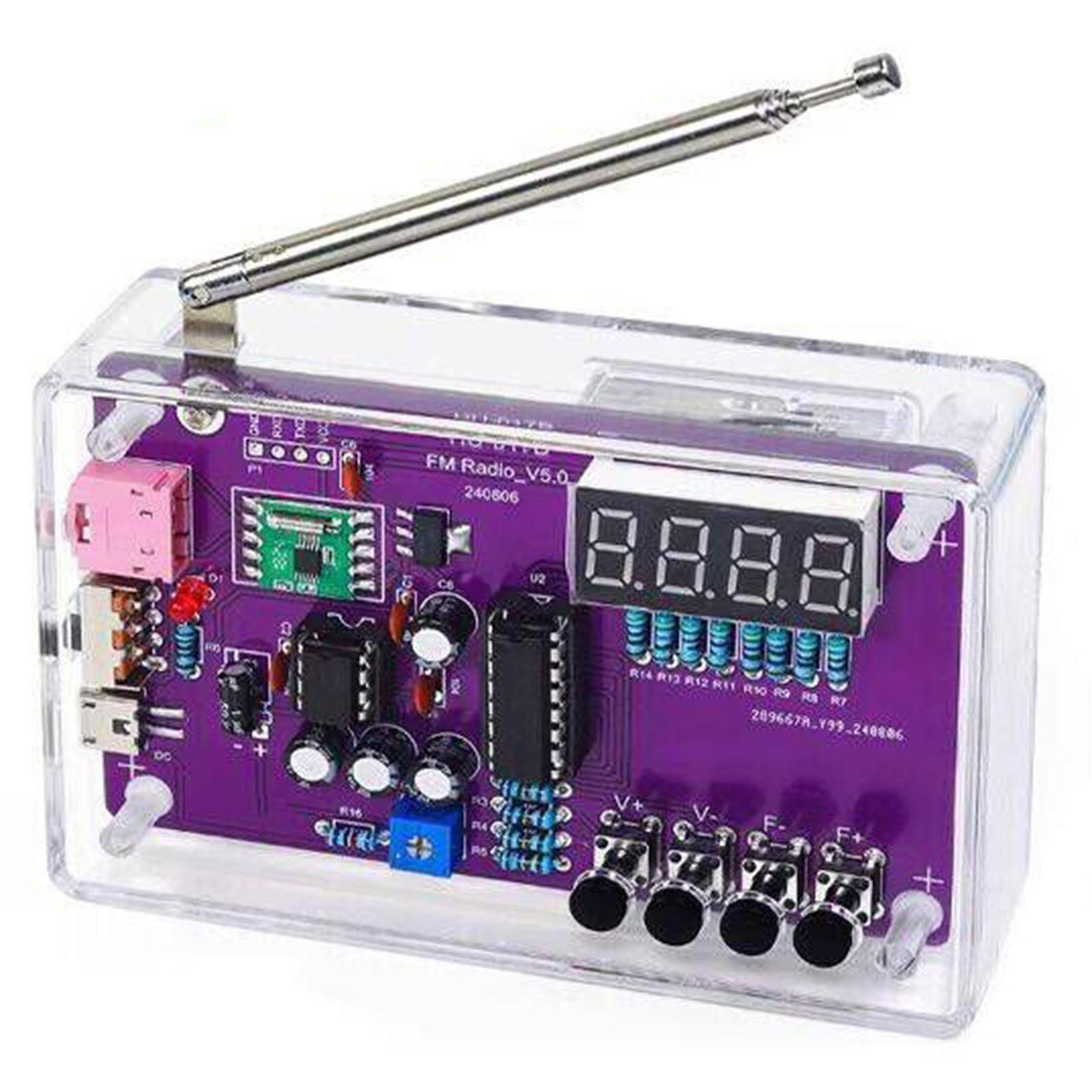 FM Radio Kit Electronic Solder - Diy Electronics Projects For Adults 评论和价格