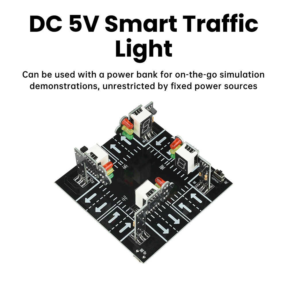 Traffic Light Simulator Kit wi - Diy Electronics Kits For Adults 评论和价格