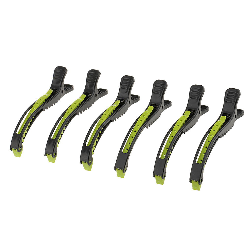6PCS Pro Hairdressing Salon Se - Crocodile Clip Set 评论和价格
