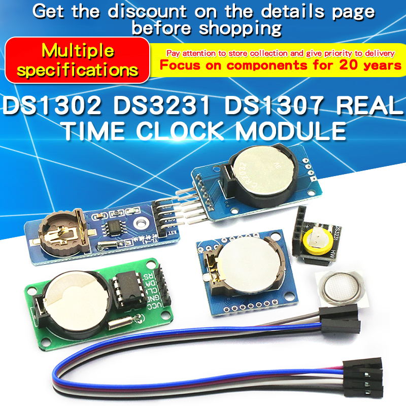 1PCS DS1302/DS1307/PCF8563/DS3 - Rtc Module Ds3231 评论和价格