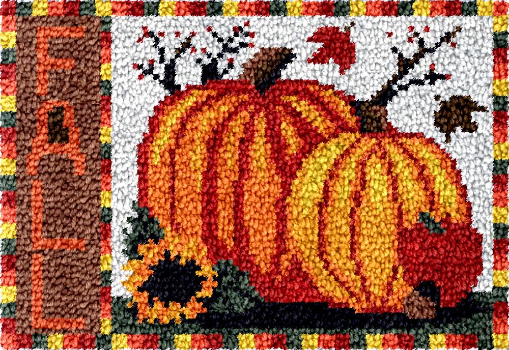 Pumpkin Latch hook kit with pr - Diy Electronics Kits For Adults 评论和价格
