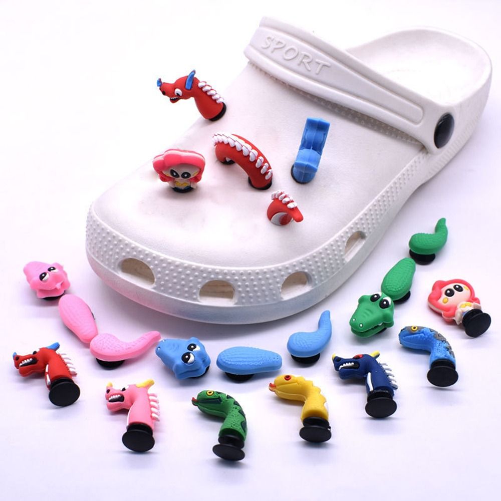 3D Shoes Buckle Clip DIY Decor - Crocodile Clip Set 评论和价格