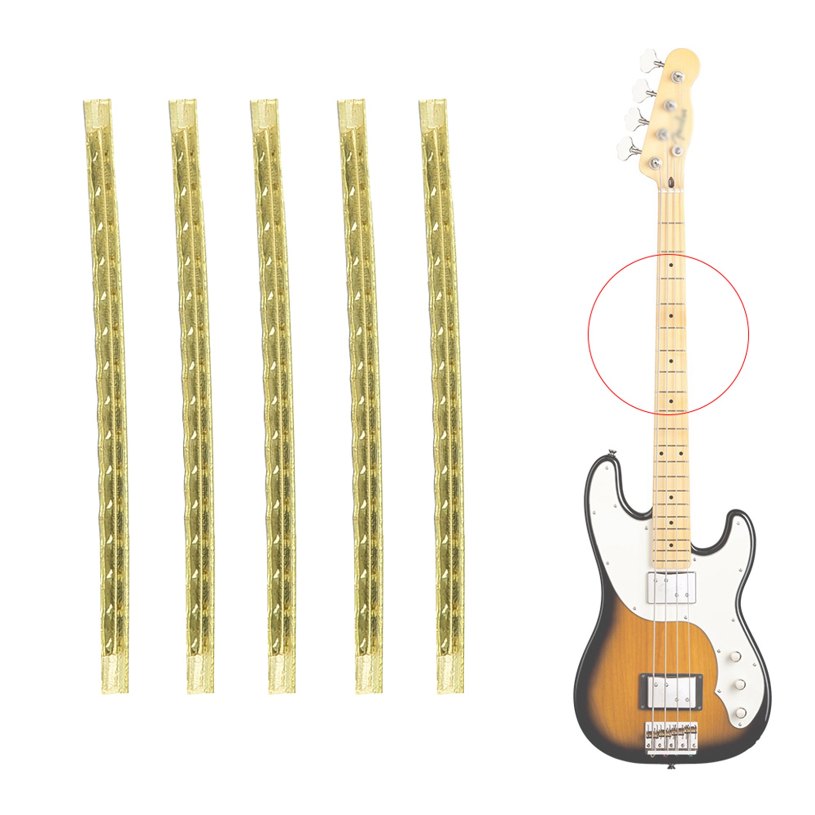 Fret Wire Fret Wire 2.7mm Guit - Diy Electric Guitar Electronics 评论和价格