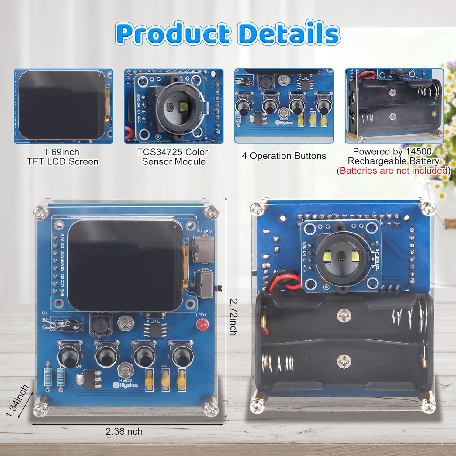 DIY Color Recognition Solderin - Hobby Diy Electronics Kit 评论和价格