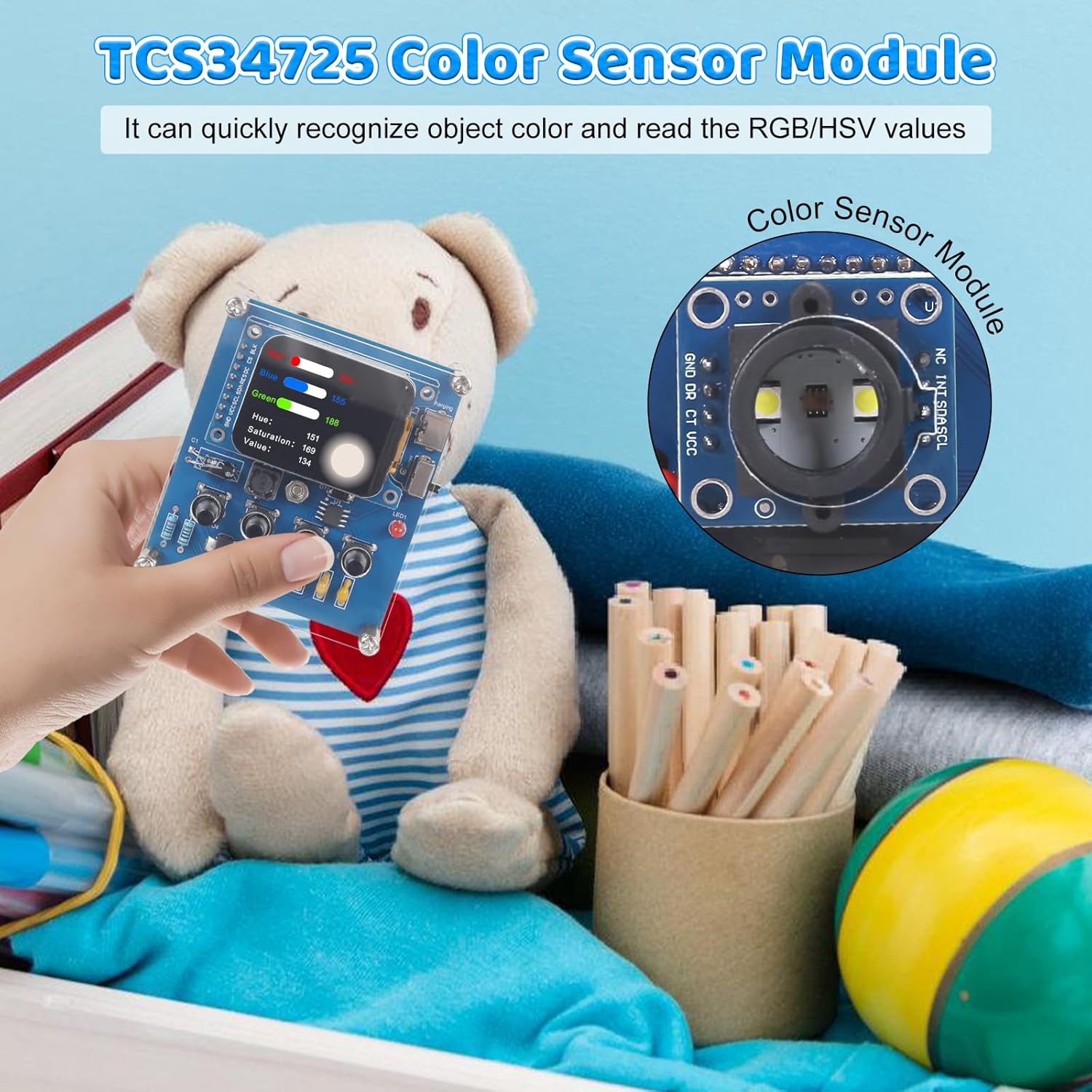DIY Color Recognition Solderin - Hobby Diy Electronics Kit 评论和价格