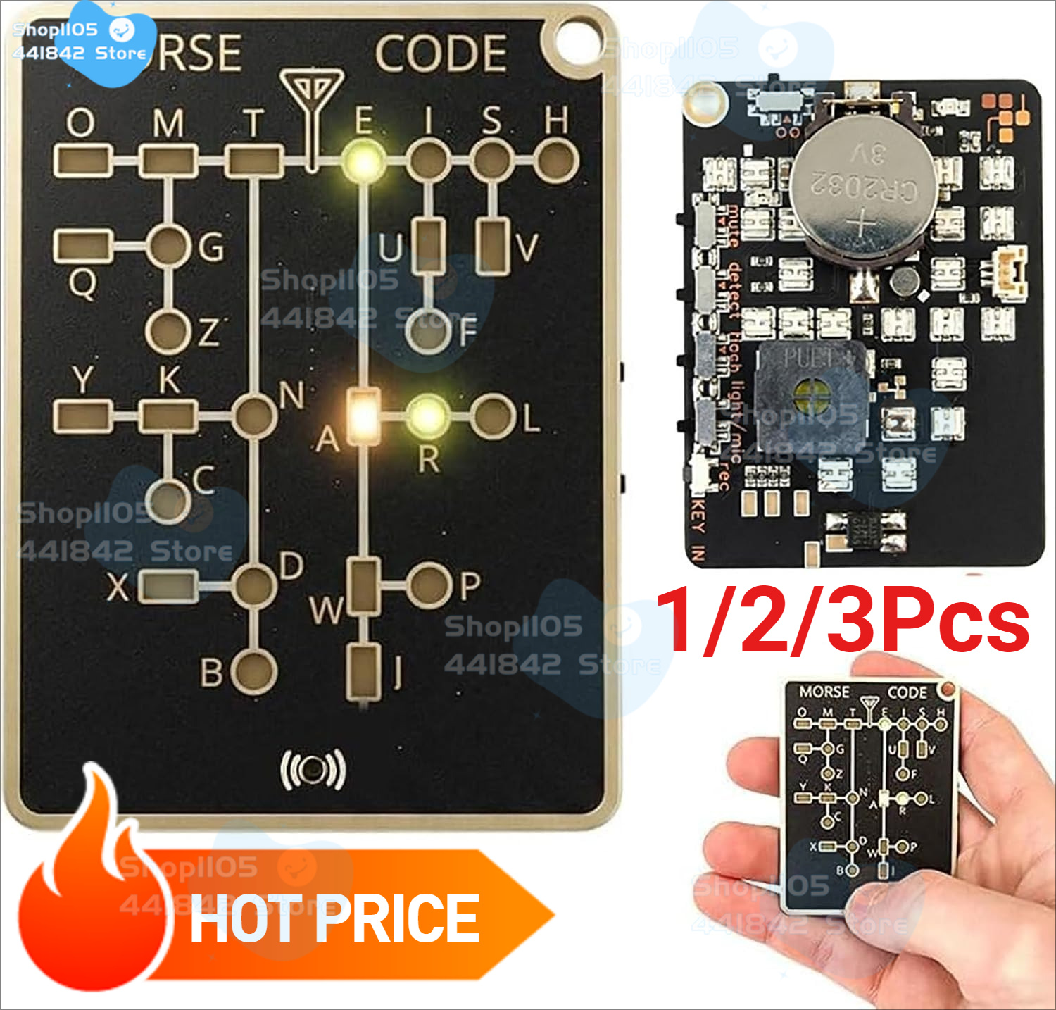 Morse Code Trainer Card Pro Le - Diy Electronics Projects For Adults 评论和价格