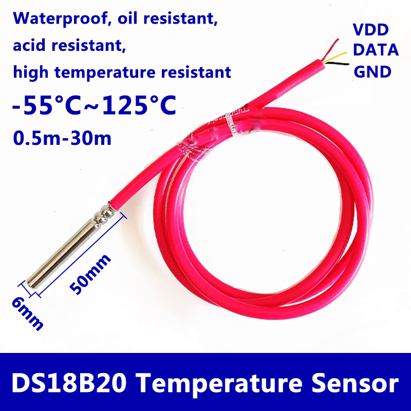 DS18B20 Waterproof Digital Tem - Ds18B20 Temperature Sensor 评论和价格